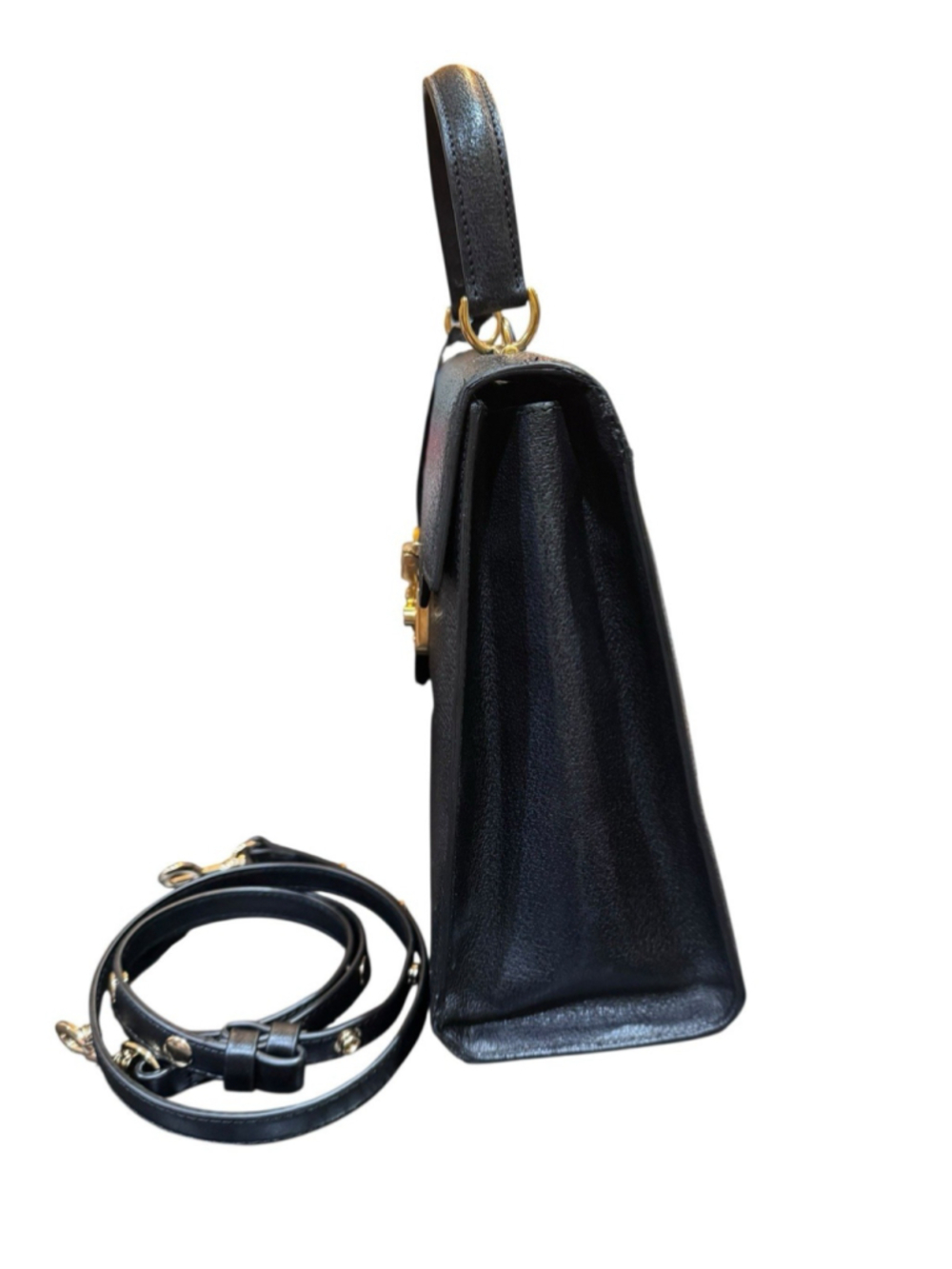 Gucci Lady Lock 2 Way Top Handle/ Crossbody Leather Dust Bag, COA - Picture 6 of 17